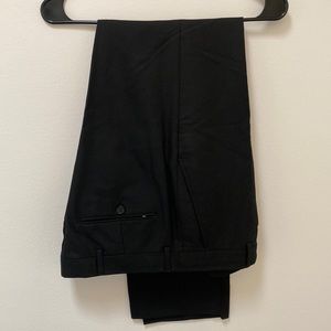 Black dress pants with class suspender buttons
